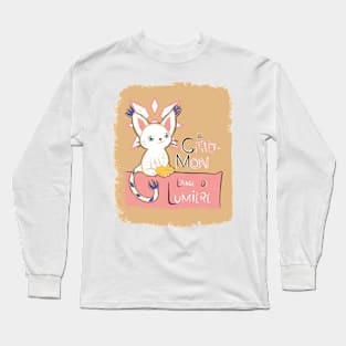 Le Gatomon L'ange De Lumière Long Sleeve T-Shirt